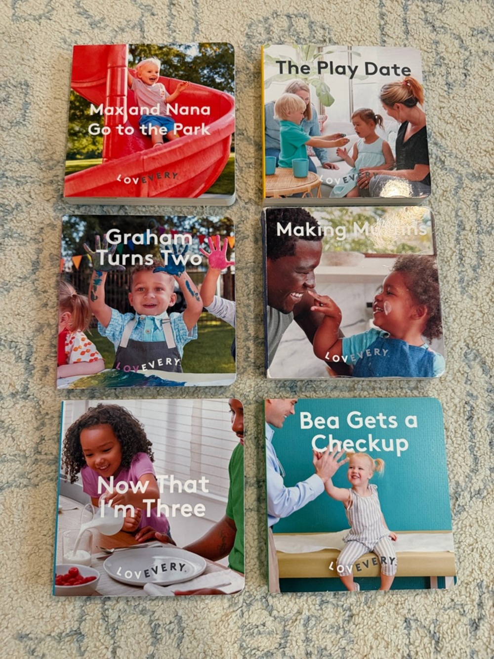 LOVEVERY Board Book Set for Kids set of 6. Love Every Board Books